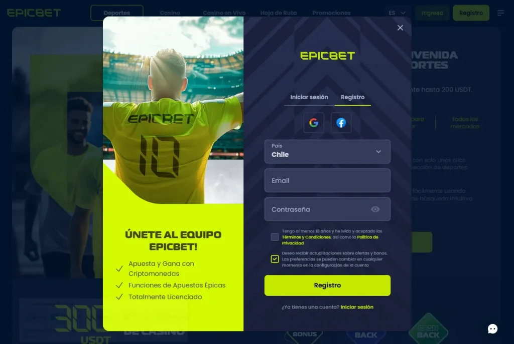 Casino Epicbet login